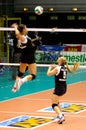 Volleybal match - All Star Game - Warm up