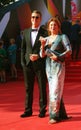 Vorobiev and Sotnikova at Moscow Film Festival