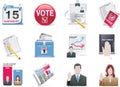 Voting and election icon set