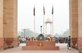 The war memorial at India Gate in New Delhi Stock Photo