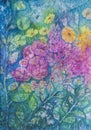 Watercolor: Flowers In Bloom