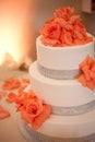 Wedding Cake With Flowers