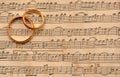 Wedding Rings On Music