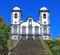 The white church of Nossa-Senior-du-Monty