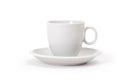 White Cup On White Background
