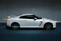 White Nissan GT-R