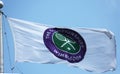 The Wimbledon championship flag at Billie Jean King National Tennis Center during  US Open 2013