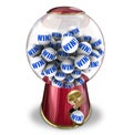 Win Lottery Ball Dispenser Lucky Winner Jackpot