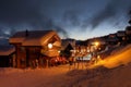 Winter Ski Resort In Switzerland