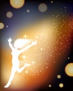 Woman Dancing Background