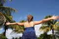 Woman Embracing Nature