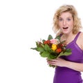 Woman With Flowers