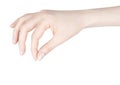 Woman Hand Pick Up Object