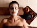 Woman Relaxing With Facial Mas...