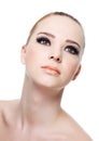 Woman's Face With Black Eye Ma...