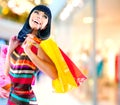 Woman in Shopping Mall