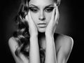 Woman Stretching Her Face