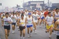 Women's starting line at LA Marathon