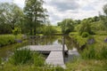 Wooden Bridge And Nature