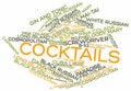 Word cloud for Cocktails