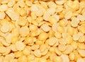 Yellow colored half split chickpeas Stock Photos