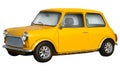 Yellow mini cooper