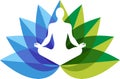 Yoga zen logo