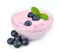 Yogurt with berry