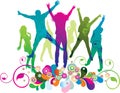 Young People On The Party . Th...