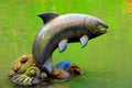 Zen Garden Fish Statue
