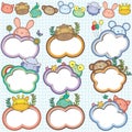 Animal Cloud Frames Set 1