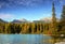 Colorful Autumn Lake Landscape Mountains