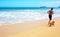 Running on the Beach with Fido