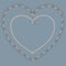 Heart shaped pattern