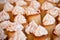Cakes with cream