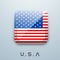 American Independence Day concept.
