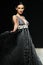Fashion show woman walk