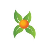 叶子传染媒介商标,元素eco的和生物商标 免版税库存照片图片