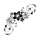 v花卉花卉校园花刺纹身标志设计画图片