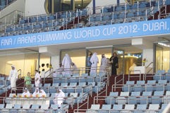 迪拜Fina游泳世界杯冠军2012年 编辑类库存图