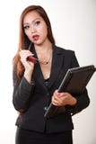Attractive asian american businesswoman Royalty Free Stock Images