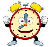 Cartoon alarm clock Royalty Free Stock Photography