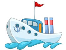 Cartoon Ship Stock Images