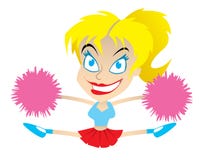 Cartoon Cheerleader Kids/eps Stock Images - Image: 19050514