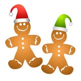 Christmas Gingerbread Men Royalty Free Stock Photography