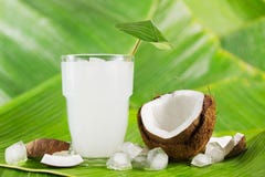 Coconut milk Royalty Free Stock Images