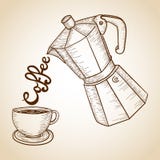 jar Images cup vintage Stock Coffee and Free jar  illustration cup Royalty