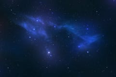Constelación del universo con la nebulosa de la galaxia de las estrellas Imagenes de archivo