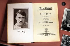 Display of Mein Kampf Royalty Free Stock Images