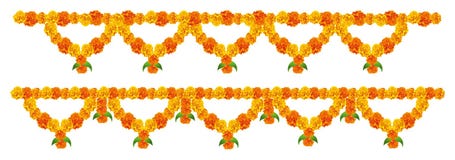Flower Decoration Stock Ilration Of Marigold Flower Decoration Stock Ilration Of Marigold 60537971